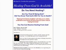 Tablet Screenshot of healingfromgodisavailable.com